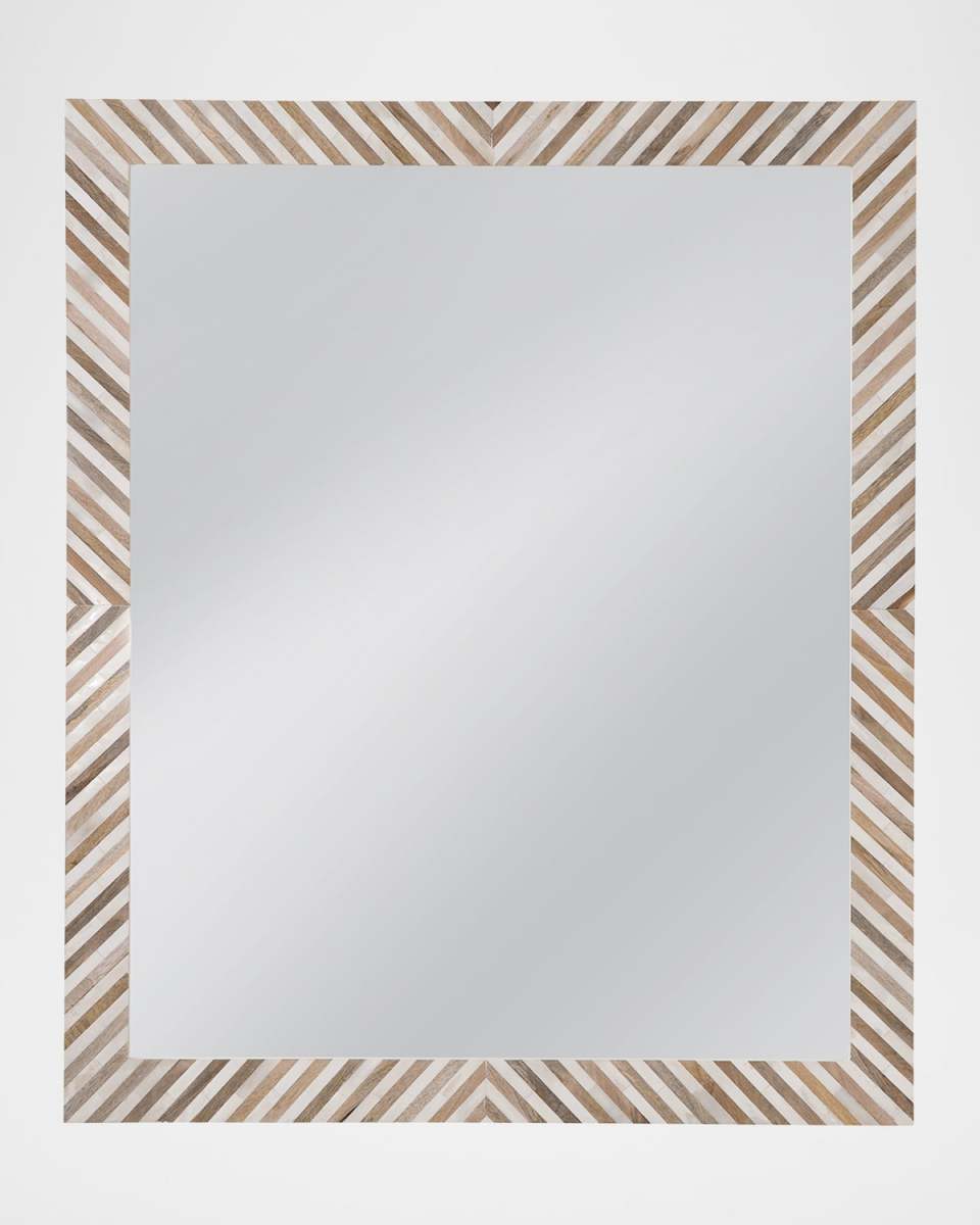 Karl 48" Wood & Resin Wall Mirror